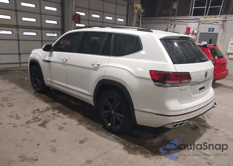 2021 Volkswagen Atlas 3.6L V6 Se W/Technology R-Line из США, поврежденный, VIN 1V2RR2CA7MC600305